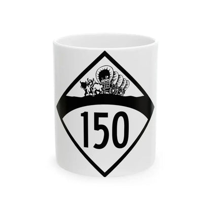 N-150 1950 (Nebraska) (Road Sign) White Coffee Mug 11oz - Go Mug Yourself