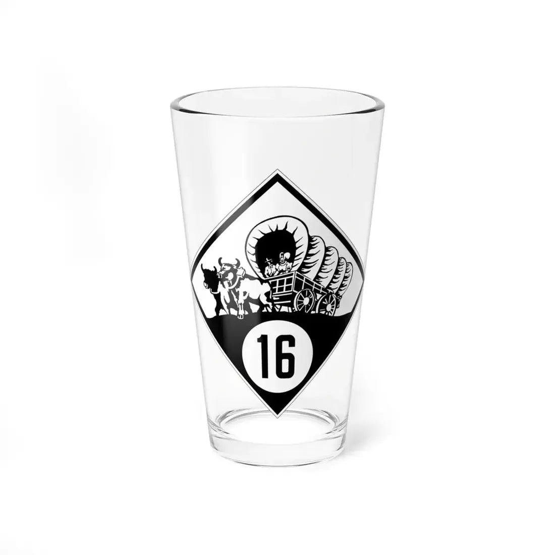 N-16 1926 (Nebraska) (Road Sign) Pint Glss 16oz 16oz - Go Mug Yourself