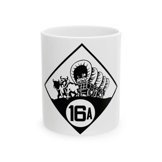 N-16A 1926 (Nebraska) (Road Sign) White Coffee Mug 11oz - Go Mug Yourself