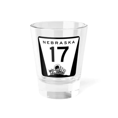 N-17 (Nebraska) (Road Sign) Shot Glass 1.5oz 1.5oz - Go Mug Yourself