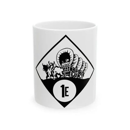 N-1E 1926 (Nebraska) (Road Sign) White Coffee Mug - Go Mug Yourself