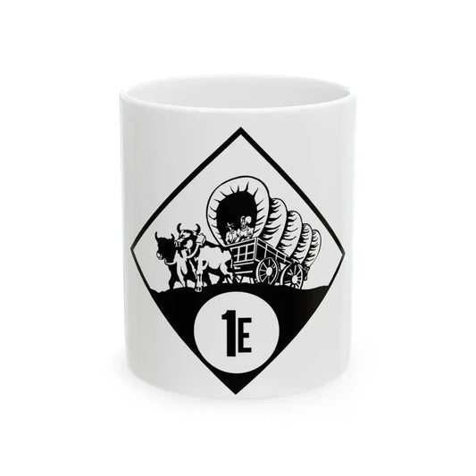 N-1E 1926 (Nebraska) (Road Sign) White Coffee Mug - Go Mug Yourself