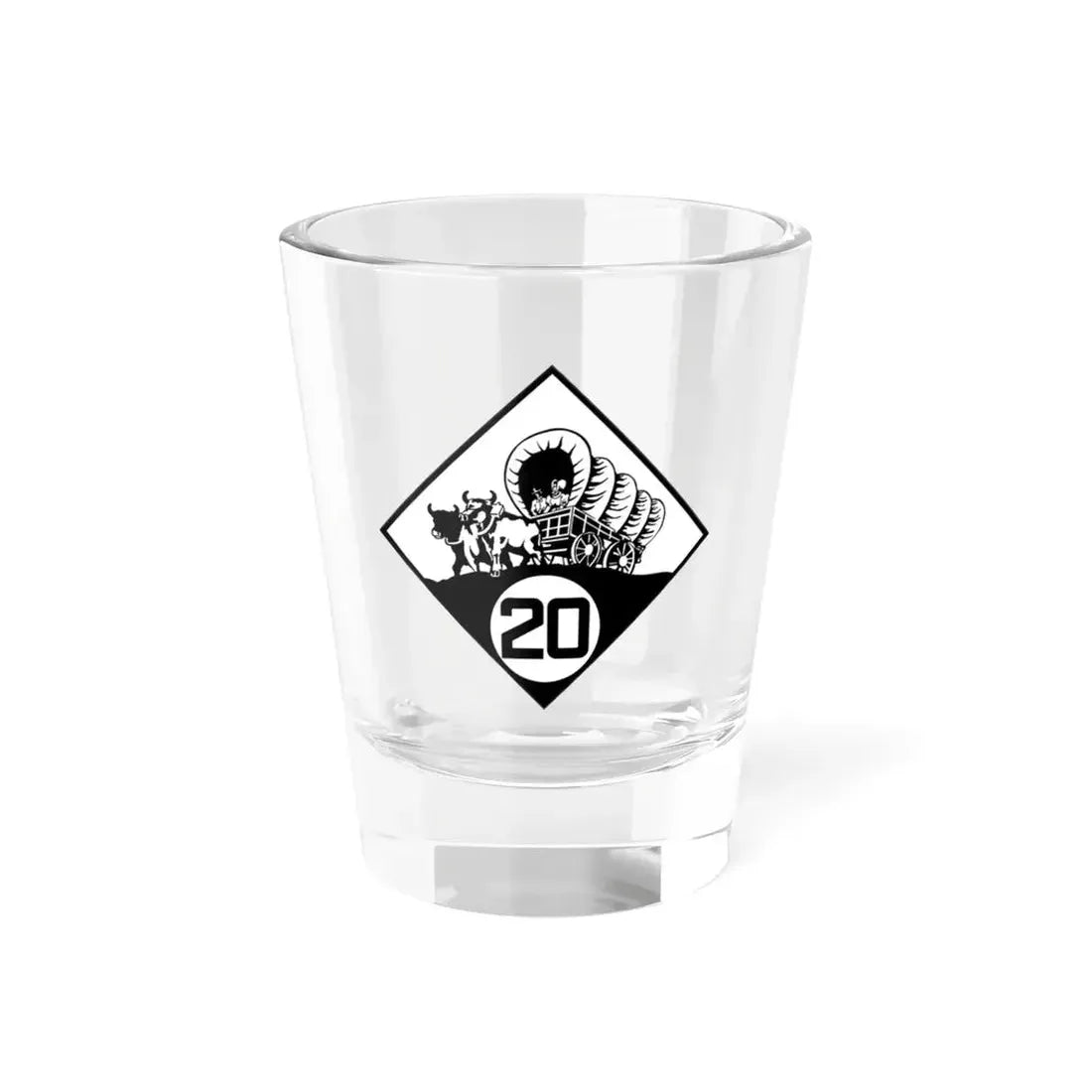 N-20 1926 (Nebraska) (Road Sign) Shot Glass 1.5oz 1.5oz - Go Mug Yourself