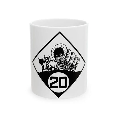 N-20 1926 (Nebraska) (Road Sign) White Coffee Mug 11oz - Go Mug Yourself