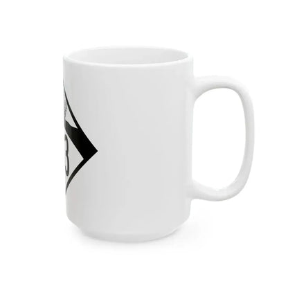 N-203 1950 (Nebraska) (Road Sign) White Coffee Mug - Go Mug Yourself