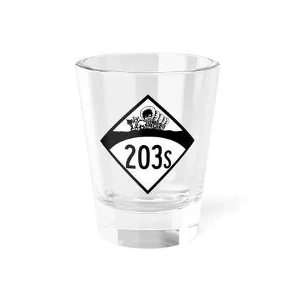 N-203S 1950 (Nebraska) (Road Sign) Shot Glass 1.5oz 1.5oz - Go Mug Yourself
