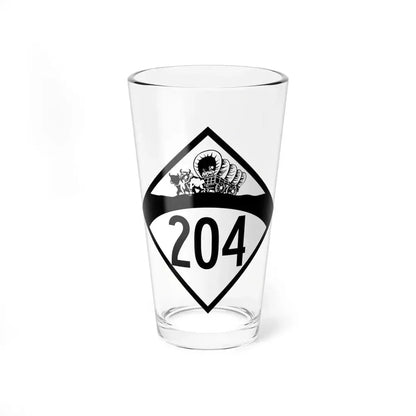 N-204 1950 (Nebraska) (Road Sign) Pint Glass 16oz 16oz - Go Mug Yourself