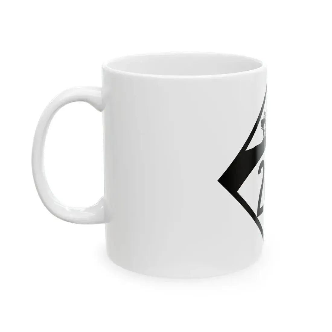 N-204 1950 (Nebraska) (Road Sign) White Coffee Mug - Go Mug Yourself