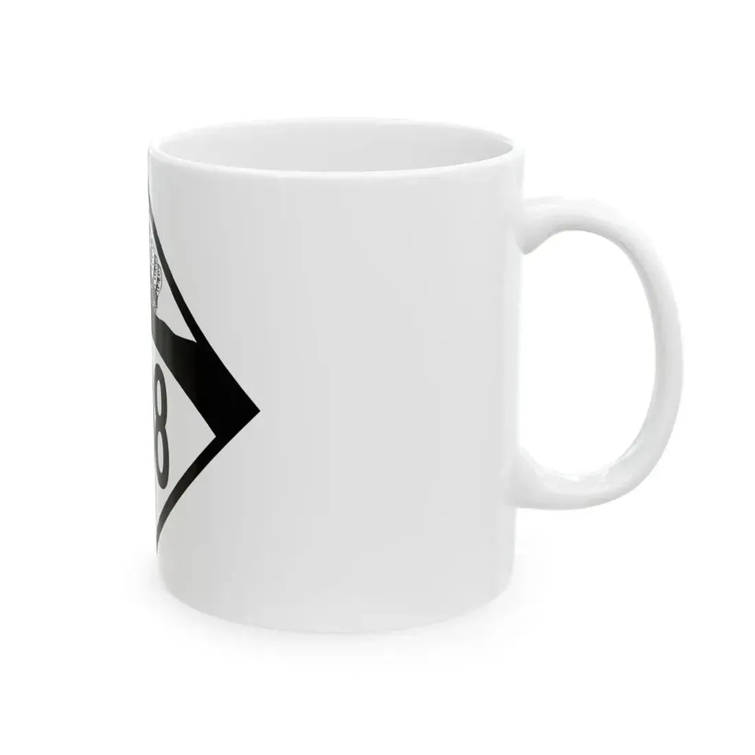 N-208 1950 (Nebraska) (Road Sign) White Coffee Mug - Go Mug Yourself