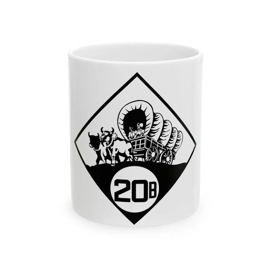 N-20B 1926 (Nebraska) (Road Sign) White Coffee Mug 11oz - Go Mug Yourself