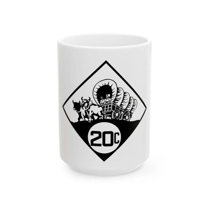 N-20C 1926 (Nebraska) (Road Sign) White Coffee Mug 15oz - Go Mug Yourself