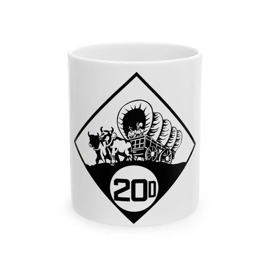 N-20D 1926 (Nebraska) (Road Sign) White Coffee Mug 11oz - Go Mug Yourself