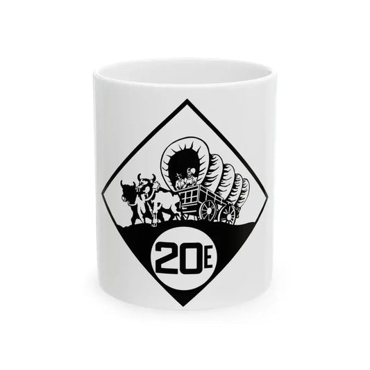 N-20E 1926 (Nebraska) (Road Sign) White Coffee Mug 11oz - Go Mug Yourself