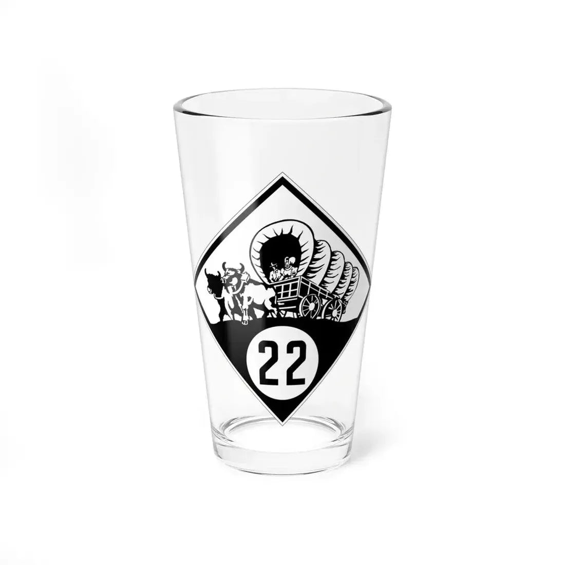 N-22 1926 (Nebraska) (Road Sign) Pint Glss 16oz 16oz - Go Mug Yourself