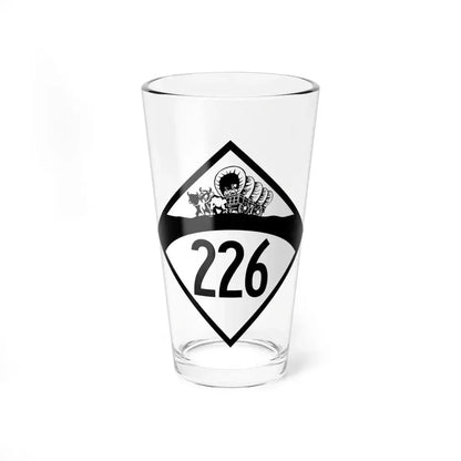 N-226 1950 (Nebraska) (Road Sign) Pint Glass 16oz 16oz - Go Mug Yourself