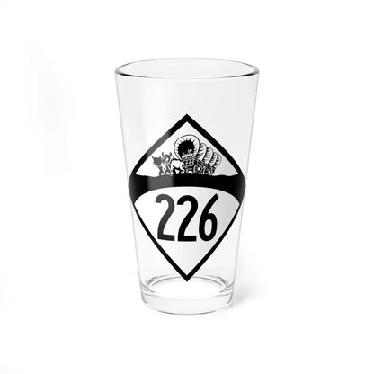 N-226 1950 (Nebraska) (Road Sign) Pint Glss 16oz 16oz - Go Mug Yourself