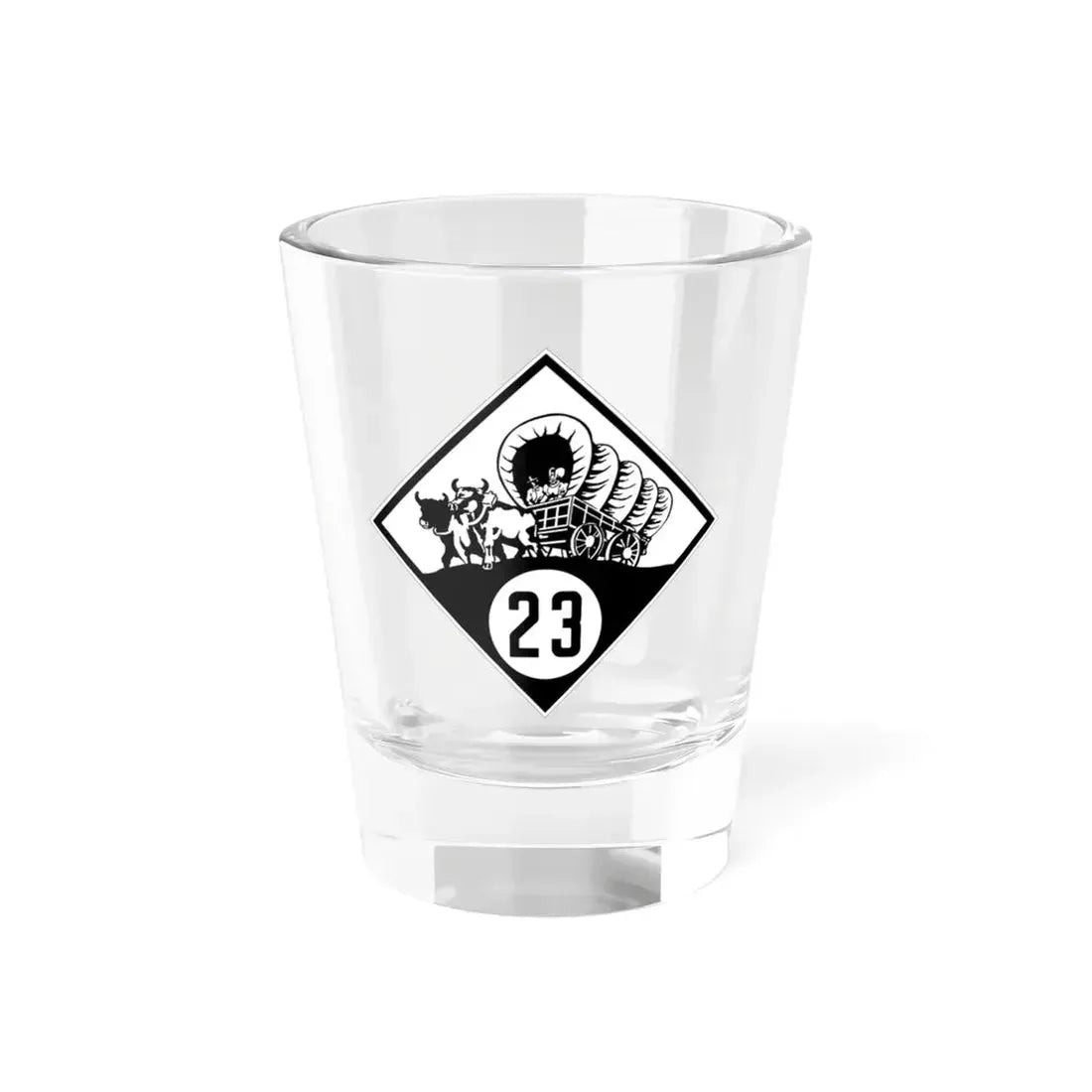 N-23 1926 (Nebraska) (Road Sign) Shot Glass 1.5oz 1.5oz - Go Mug Yourself