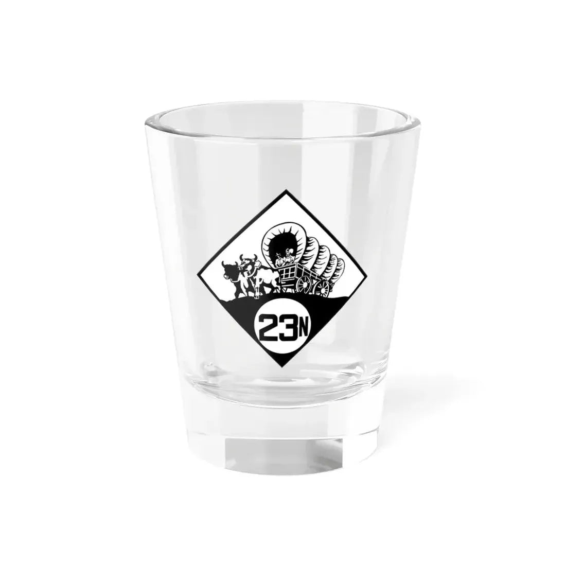N-23N 1926 (Nebraska) (Road Sign) Shot Glass 1.5oz 1.5oz - Go Mug Yourself