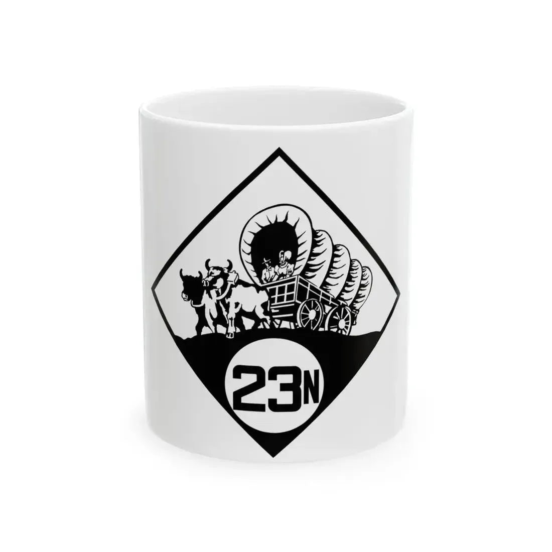 N-23N 1926 (Nebraska) (Road Sign) White Coffee Mug 11oz - Go Mug Yourself