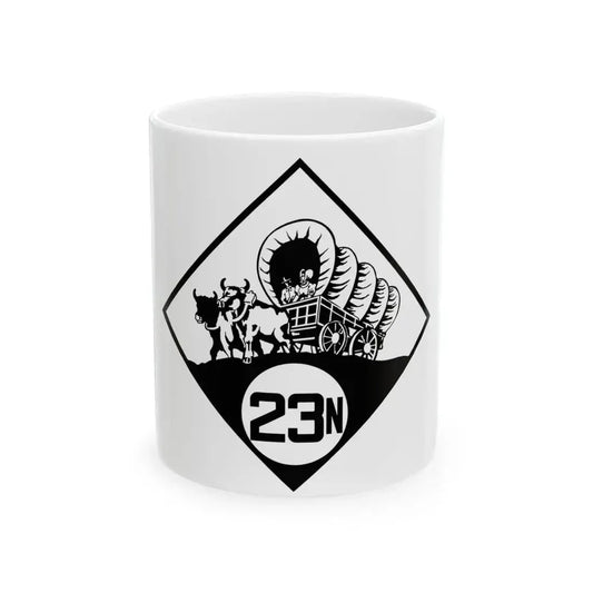 N-23N 1926 (Nebraska) (Road Sign) White Coffee Mug 11oz - Go Mug Yourself