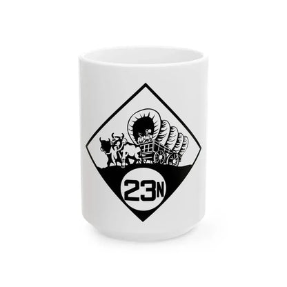 N-23N 1926 (Nebraska) (Road Sign) White Coffee Mug 15oz - Go Mug Yourself