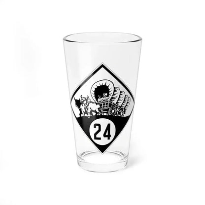 N-24 1926 (Nebraska) (Road Sign) Pint Glass 16oz 16oz - Go Mug Yourself
