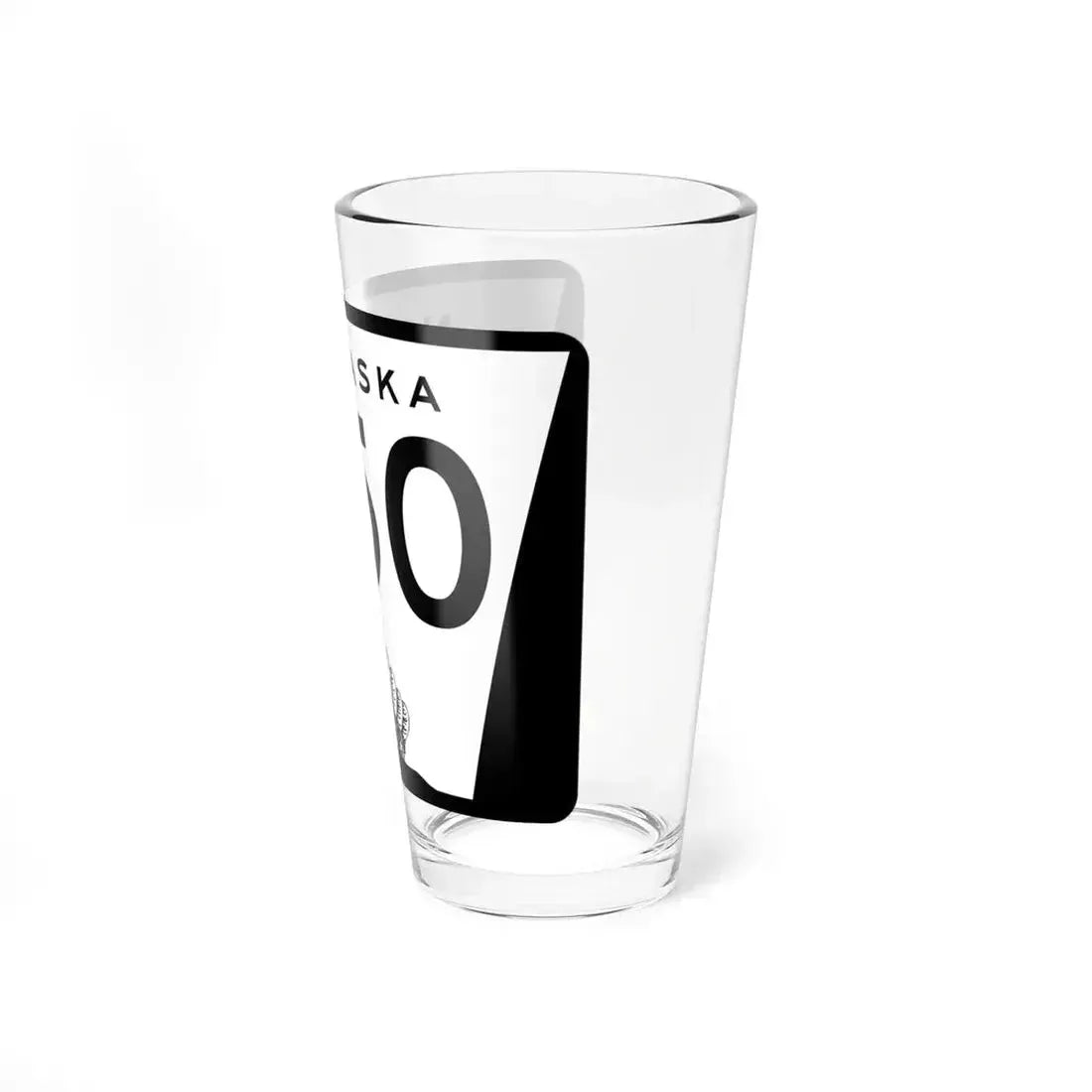N-250 (Nebraska) (Road Sign) Pint Glass 16oz - Go Mug Yourself