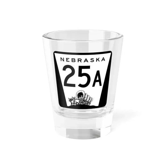 N-25A (Nebraska) (Road Sign) Shot Glass 1.5oz 1.5oz - Go Mug Yourself