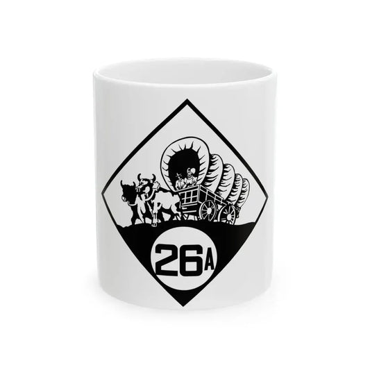 N-26A 1926 (Nebraska) (Road Sign) White Coffee Mug 11oz - Go Mug Yourself