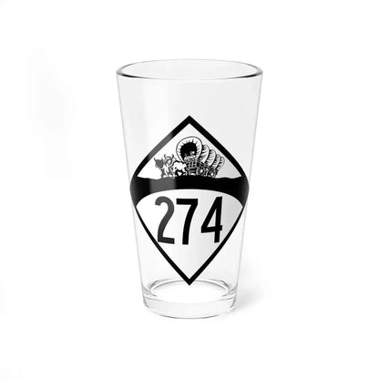 N-274 1950 (Nebraska) (Road Sign) Pint Glass 16oz 16oz - Go Mug Yourself