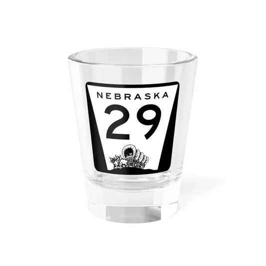 N-29 (Nebraska) (Road Sign) Shot Glass 1.5oz 1.5oz - Go Mug Yourself
