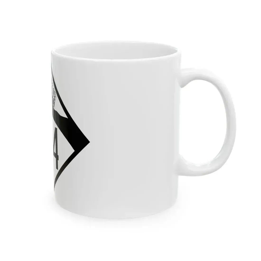 N-304 1950 (Nebraska) (Road Sign) White Coffee Mug - Go Mug Yourself
