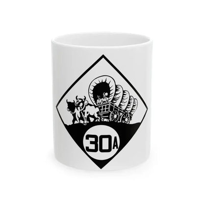 N-30A 1926 (Nebraska) (Road Sign) White Coffee Mug 11oz - Go Mug Yourself