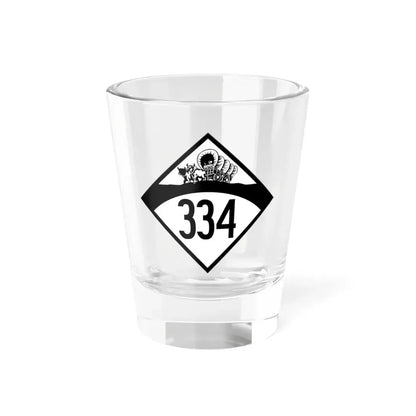 N-334 1950 (Nebraska) (Road Sign) Shot Glass 1.5oz 1.5oz - Go Mug Yourself