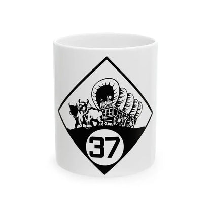 N-37 1926 (Nebraska) (Road Sign) White Coffee Mug 11oz - Go Mug Yourself