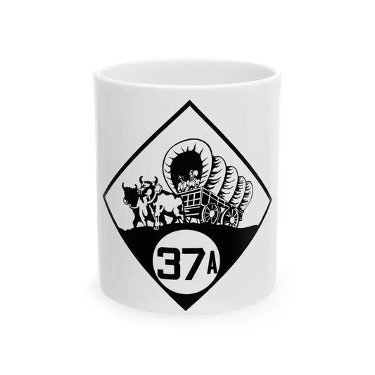 N-37A 1926 (Nebraska) (Road Sign) White Coffee Mug 11oz - Go Mug Yourself