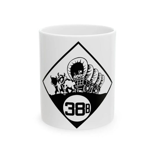 N-38B 1926 (Nebraska) (Road Sign) White Coffee Mug 11oz - Go Mug Yourself