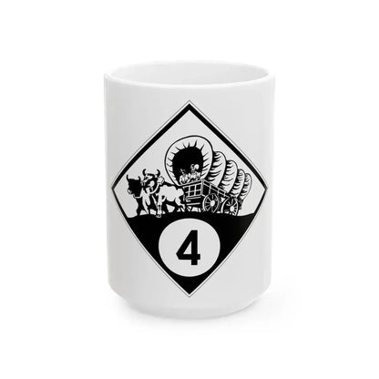 N-4 1926 (Nebraska) (Road Sign) White Coffee Mug 15oz - Go Mug Yourself