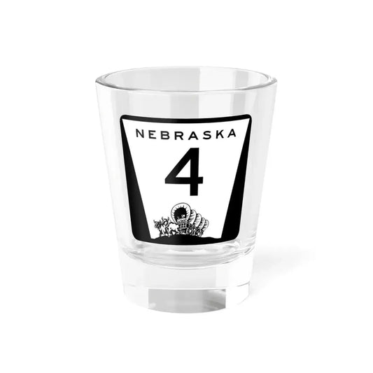 N-4 (Nebraska) (Road Sign) Shot Glass 1.5oz 1.5oz - Go Mug Yourself