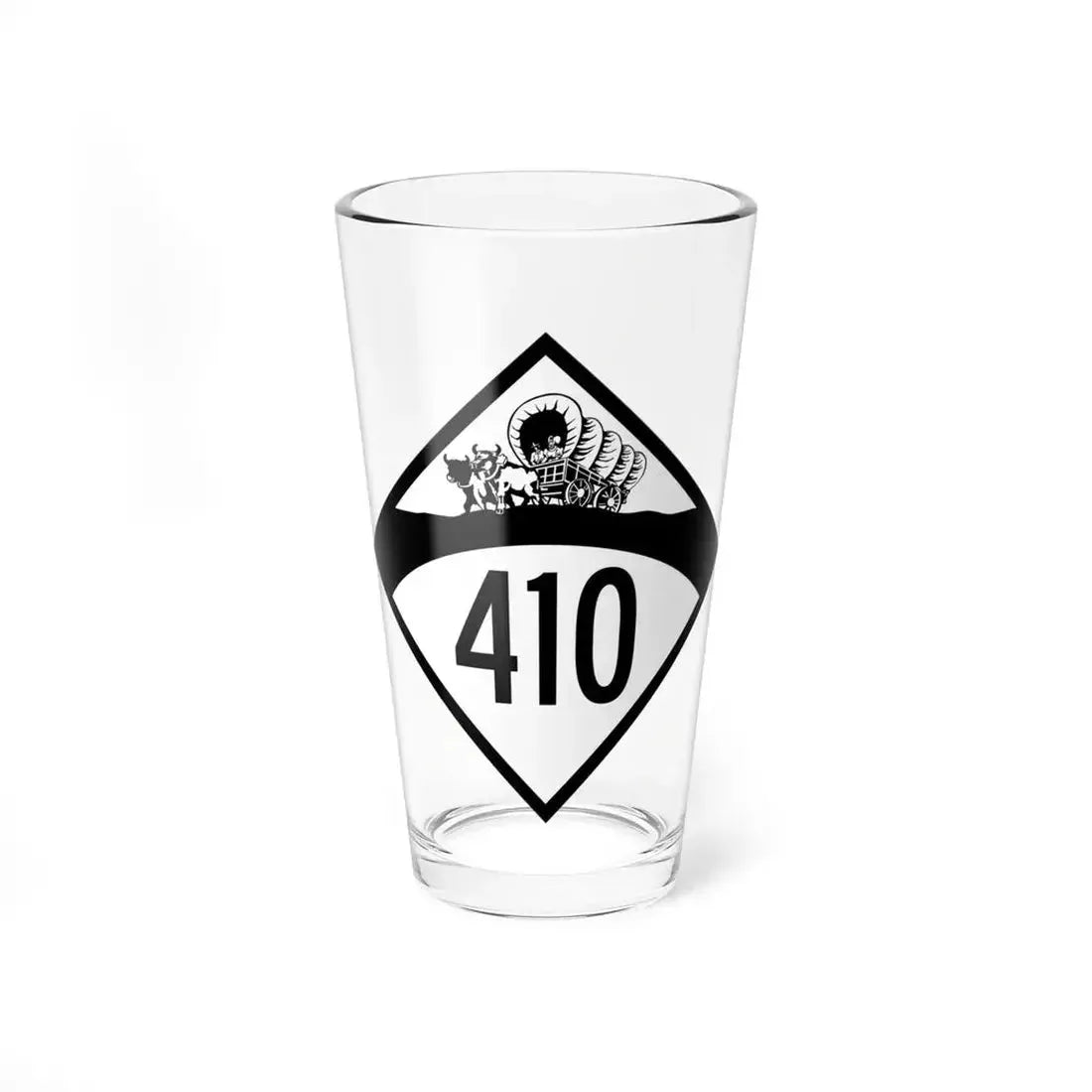 N-410 1950 (Nebraska) (Road Sign) Pint Glass 16oz 16oz - Go Mug Yourself