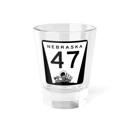 N-47 (Nebraska) (Road Sign) Shot Glass 1.5oz 1.5oz - Go Mug Yourself