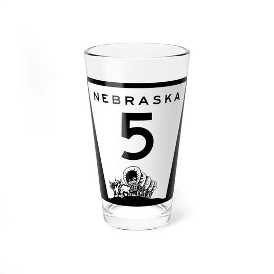 N-5 (Nebraska) (Road Sign) Pint Glss 16oz 16oz - Go Mug Yourself