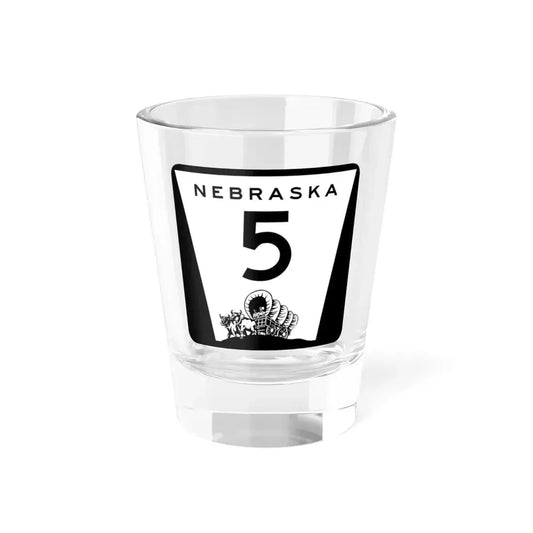 N-5 (Nebraska) (Road Sign) Shot Glass 1.5oz 1.5oz - Go Mug Yourself