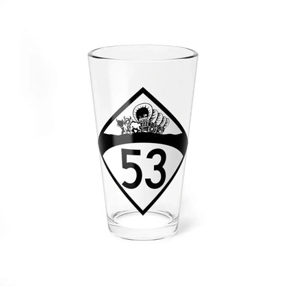 N-53 1950 (Nebraska) (Road Sign) Pint Glss 16oz 16oz - Go Mug Yourself