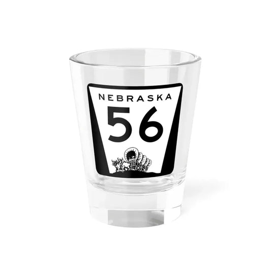 N-56 (Nebraska) (Road Sign) Shot Glass 1.5oz 1.5oz - Go Mug Yourself