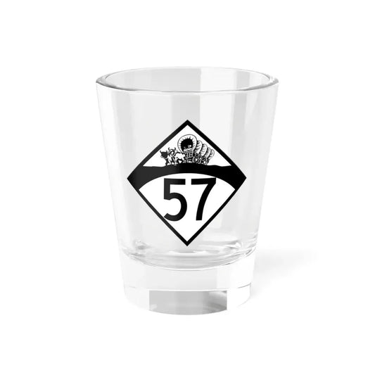 N-57 1950 (Nebraska) (Road Sign) Shot Glass 1.5oz 1.5oz - Go Mug Yourself