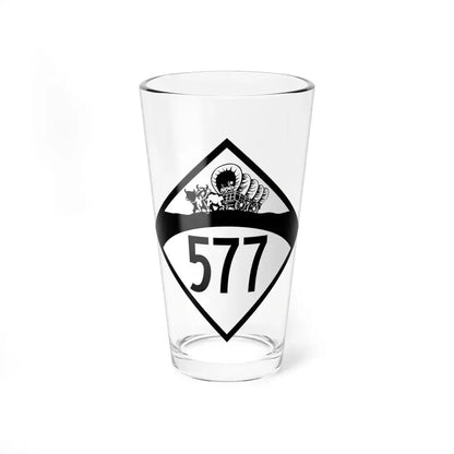 N-577 1950 (Nebraska) (Road Sign) Pint Glass 16oz 16oz - Go Mug Yourself
