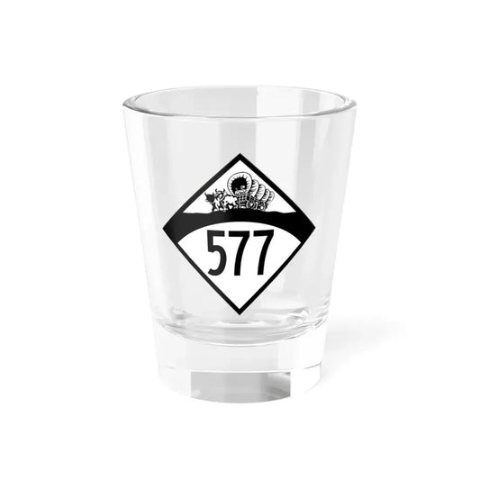 N-577 1950 (Nebraska) (Road Sign) Shot Glass 1.5oz 1.5oz - Go Mug Yourself