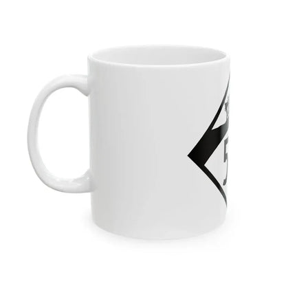 N-592 1950 (Nebraska) (Road Sign) White Coffee Mug - Go Mug Yourself
