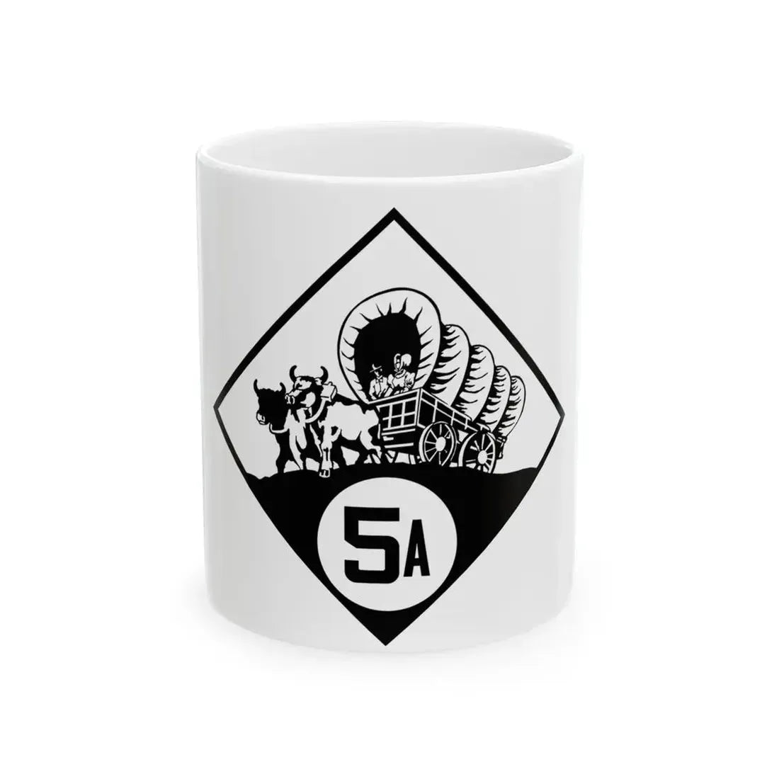 N-5A 1926 (Nebraska) (Road Sign) White Coffee Mug 11oz - Go Mug Yourself